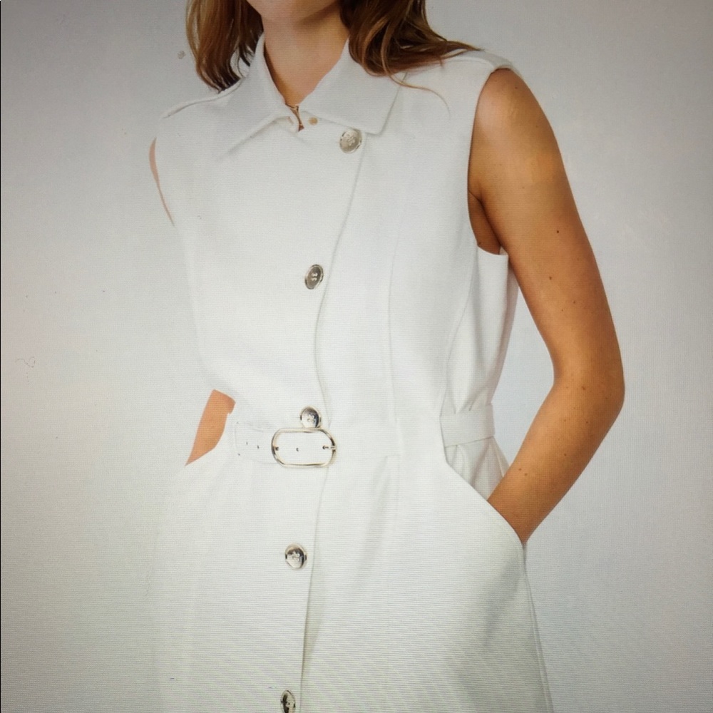 Epolette detailed shirt dress. - Picture 3 of 7